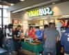 people in line at subway